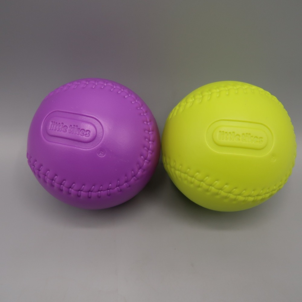 Little Tikes Purple and Yellowā Baseball Plastic Replacement 3 inch Lot